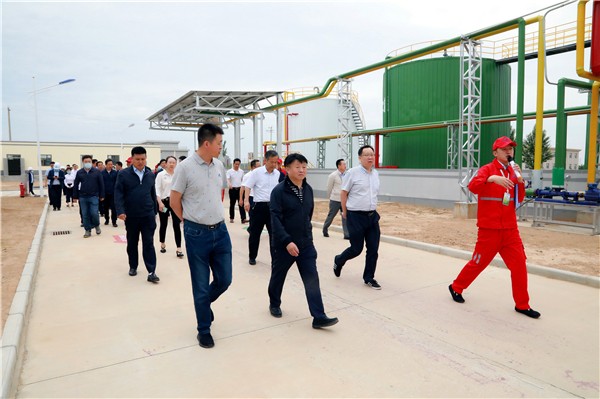 bte365集团复工复产促增添项目观摩聚会与会职员走进绿色能源公司油气公司水情形公司陕北片区项目