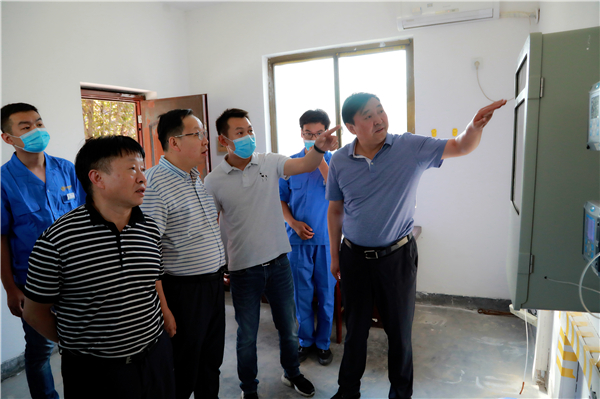 bte365集团复工复产促增添项目观摩聚会与会职员走进绿色能源公司油气公司水情形公司陕北片区项目