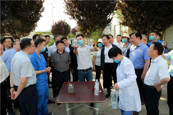 bte365集团复工复产促增添项目观摩聚会与会职员走进绿色能源公司油气公司水情形公司陕北片区项目