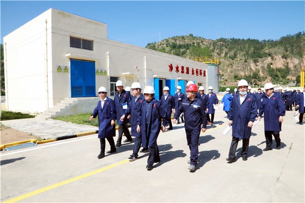 bte365集团复工复产促增添项目观摩聚会与会职员走进环保保隆生态三秦在延在铜项目