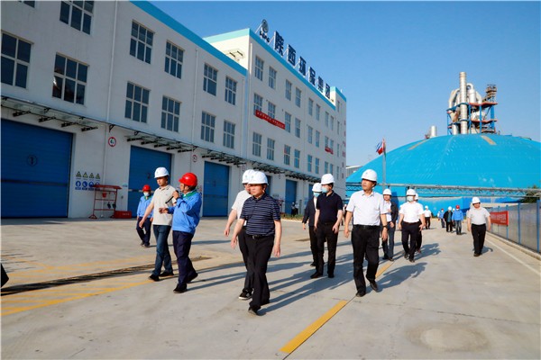 bte365集团复工复产促增添项目观摩聚会与会职员走进环保保隆生态三秦在延在铜项目