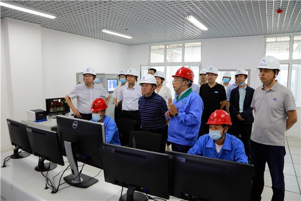 bte365集团复工复产促增添项目观摩聚会与会职员走进环保保隆生态三秦在延在铜项目