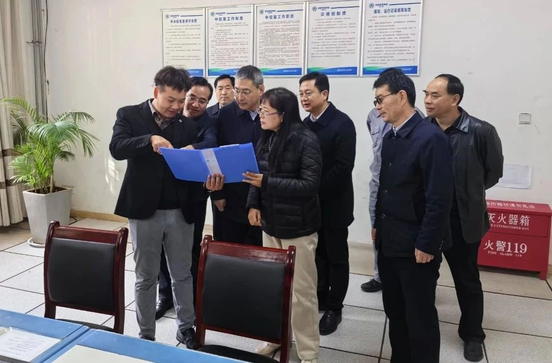 商洛市人大常委会主任陈宁到水情形公司镇安污水处置惩罚厂调研